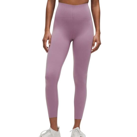 Lululemon Glow Up Super High Rise Tight 25" Lavender Lux Women's Size 6 NWT - Picture 1 of 10